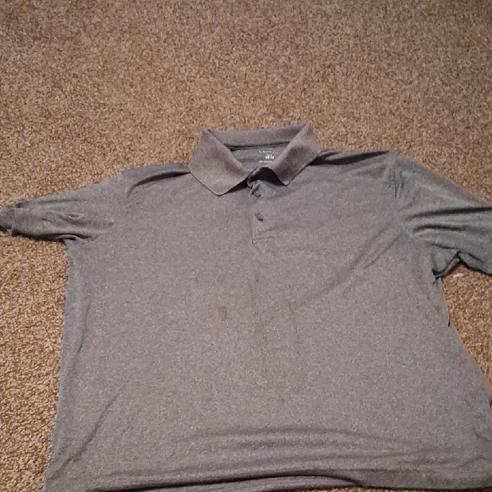 George Gray Polo Shirt Classic Knit Short Sleeve